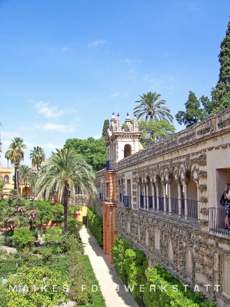 Sevilla Sep 2007 Alcazar Garten